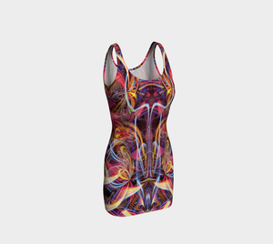 TRIPPING THE LIGHT FANTASTIC BODYCON DRESS