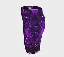 Purple Portal Fitted Skirt