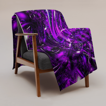 Purple Portal Throw Blanket