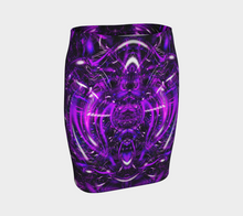 Purple Portal Fitted Skirt
