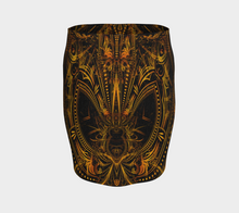Golden Portal Fitted Skirt
