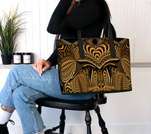 Down the Ribbit Hole Vegan Leather Tote Bag