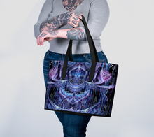 Angels Dancing on a Pin Vegan Leather Tote Bag