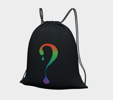 Rainbow Ombre Dripper Drawstring Bag