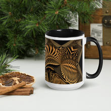 Down the Ribbit Hole Mug with Black Interior and Handle