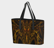 Golden Portal Vegan Leather Tote Bag