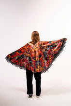 Ouroboros Banjo Glass Remix Crushed Velvet Pullover Shawl