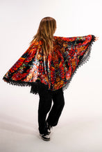 Ouroboros Banjo Glass Remix Crushed Velvet Pullover Shawl
