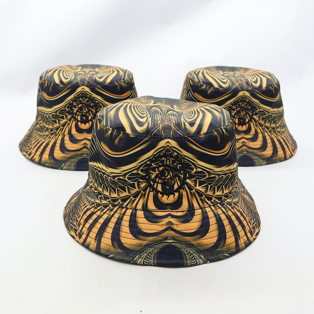 Down the Ribbit Hole and Meganeuropsis Reversible Bucket Hat