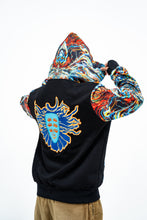 PRE-ORDER: Shpongle Mercury in Retrograde (Zip Up OR Pullover) with Seafoam Blue Faux Fur in the hood