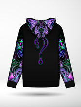 2X Threshold Consciousness PULLOVER with Purple Faux Fur in the hood-Customer Exchange