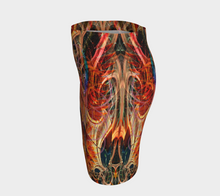 Birth of a Scarab Fitted Skirt