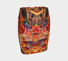 Birth of a Scarab Fitted Skirt