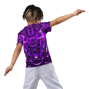 Purple Portal Kids Crew Neck T-Shirt