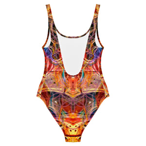 Birth of a Scarab One-Piece Swimsuit