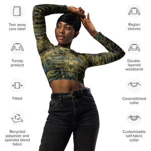 Give it a Whirl Long Sleeve Crop Top
