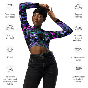 Threshold Consciousness Long Sleeve Crop Top