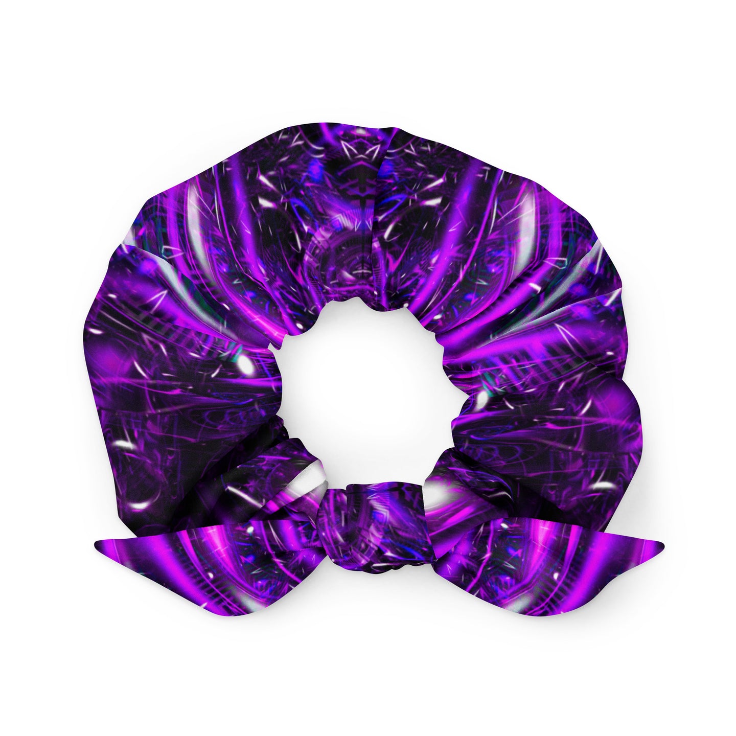 Purple Portal Recycled Scrunchie