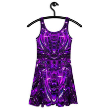 Purple Portal Skater Dress