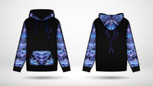 PRE-ORDER Angels Dancing on a Pin Dripper Hoodie (Zip Up OR Pullover) with Black/Silver tipped Faux Fur in the hood