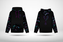 PRE-ORDER: Bubble Control Dripper Hoodie (Zip Up OR Pullover) with Purple Faux Fur in the hood