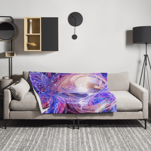 Cosmic Love Throw Blanket