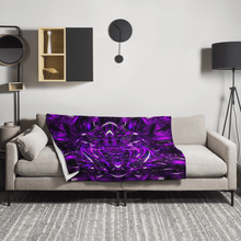 Purple Portal Throw Blanket