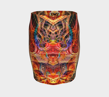 Birth of a Scarab Fitted Skirt