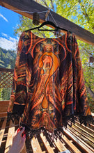 Dragon's Lair x Dripper Crushed Velvet Pullover Shawl