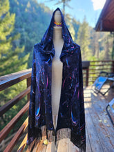 Bubble Control Velvet Hooded Pashmina