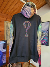 X-Large Spectral Evidence ZIP UP Dripper Hoodie with Yellow Faux Fur lined hood