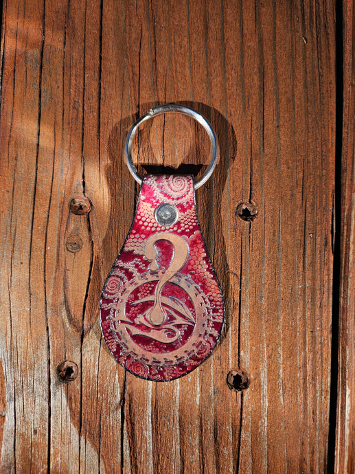 Dripper Leather Keychain #1