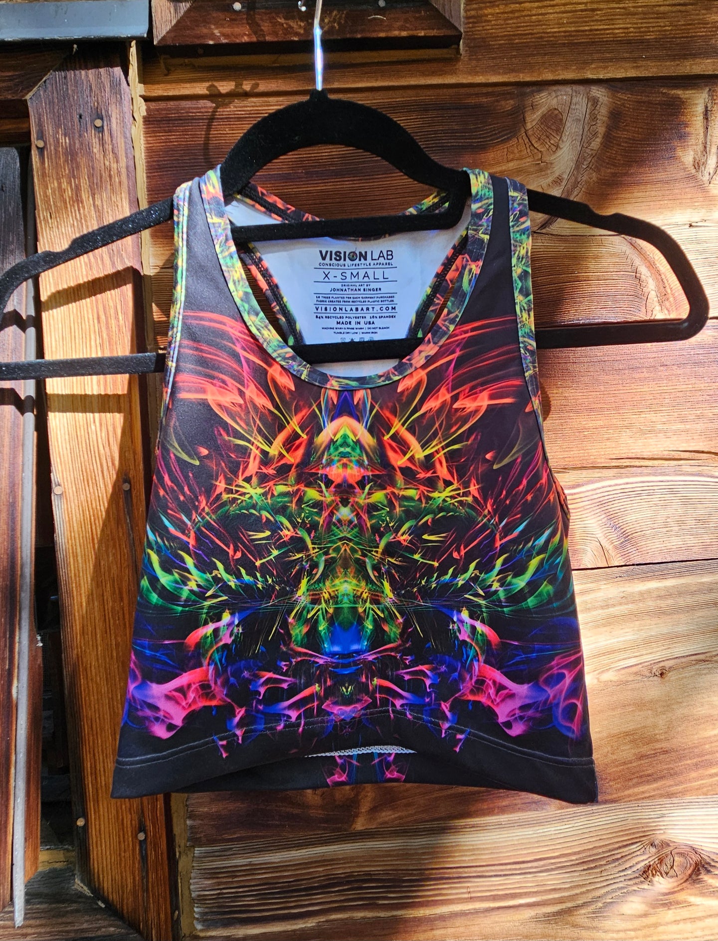 X-Small Spirit of Fire Racerback Crop Top