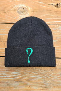 SALE: Green Dripper Beanie