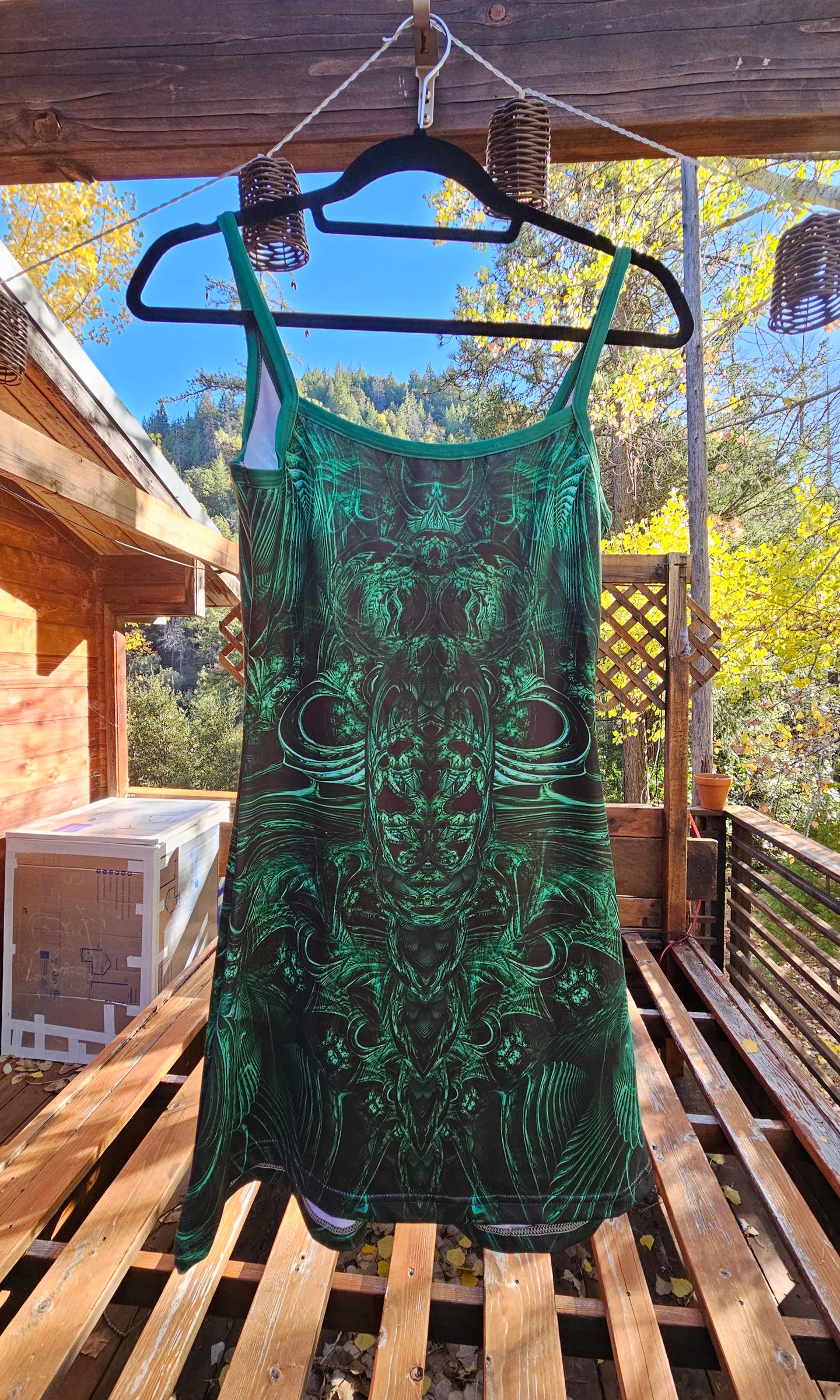 Small Meganeuropsis Mini Dress