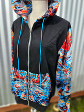 Mercury in Retrograde Zip Up Hoodie with No Faux Fur the hood