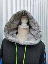 Suwampee Pullover Hoodie with Olive Green Faux Fur in the hood