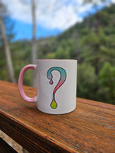 Ombre Dripper Mug with Pink interior and handle