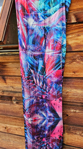 SALE: 16"x72" Creative Chaos Satin Charmeuse Scarf