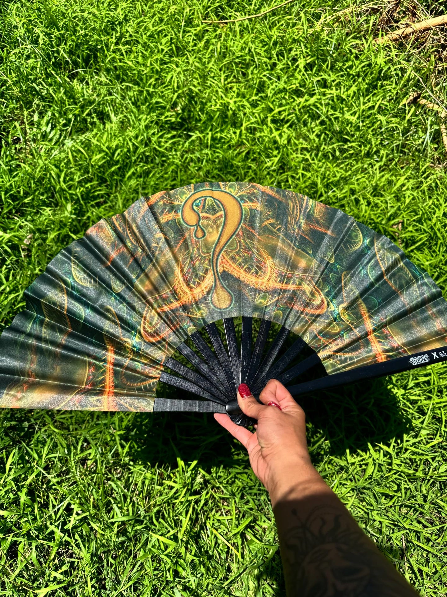 Dragon's Lair Dripper Hand Fan