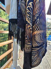 Down the Ribbit Hole Velvet Hooded Pashmina