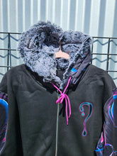 IN STOCK: LARGE Bubble Control ZIP UP with Black silver tipped Faux Fur in the hood