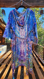 Emma- 3X Crushed Velvet Saphira Robe
