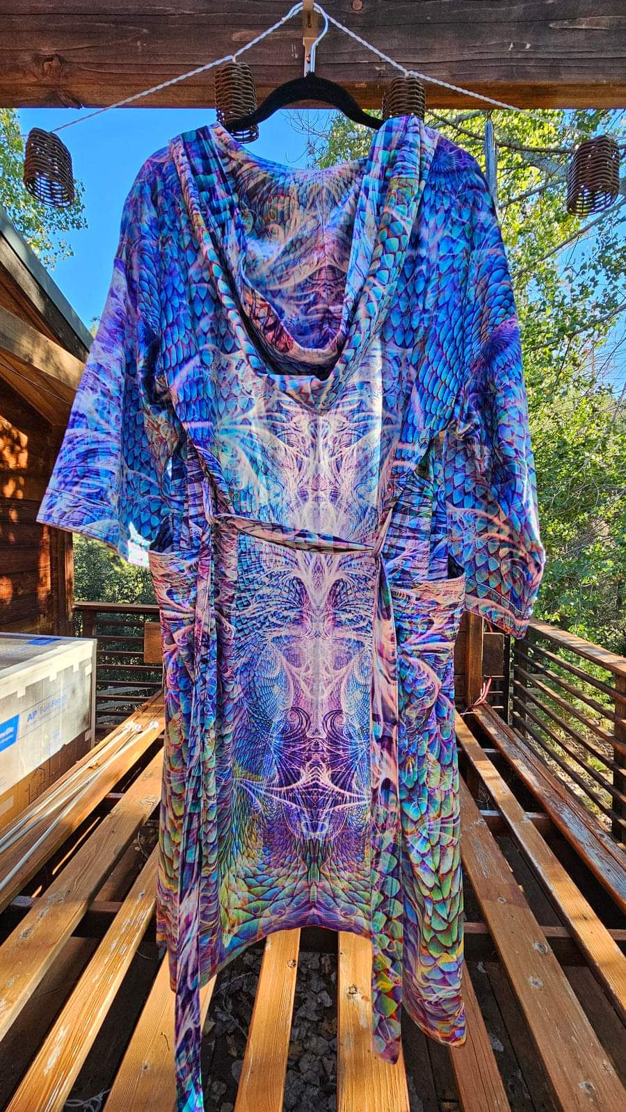 Emma- 3X Crushed Velvet Saphira Robe