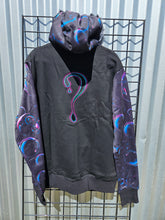 IN STOCK: LARGE Bubble Control ZIP UP with Black silver tipped Faux Fur in the hood