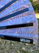 Glass Crane x Johnathan Singer Art UV Reactive Hand Fan- DARKSTAR