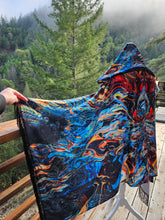 Mercury in Retrograde Velvet Hooded Pashmina