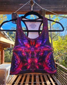 Large Piezoelectric Racerback Crop Top