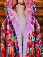 Off to See the Wizard Crushed Velvet Cloak with Pink Faux Fur lining (this design will not be remade)
