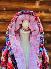 Off to See the Wizard Crushed Velvet Cloak with Pink Faux Fur lining (this design will not be remade)